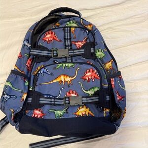 Pottery Barn Kids Dinosaur Backpack - Blue and Multicolor